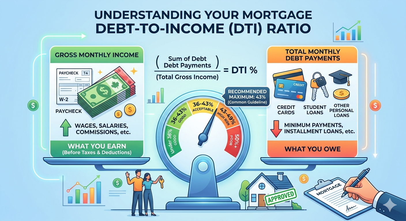 Mortgage Debt-to-Income Ratio (Complete Guide 2026)