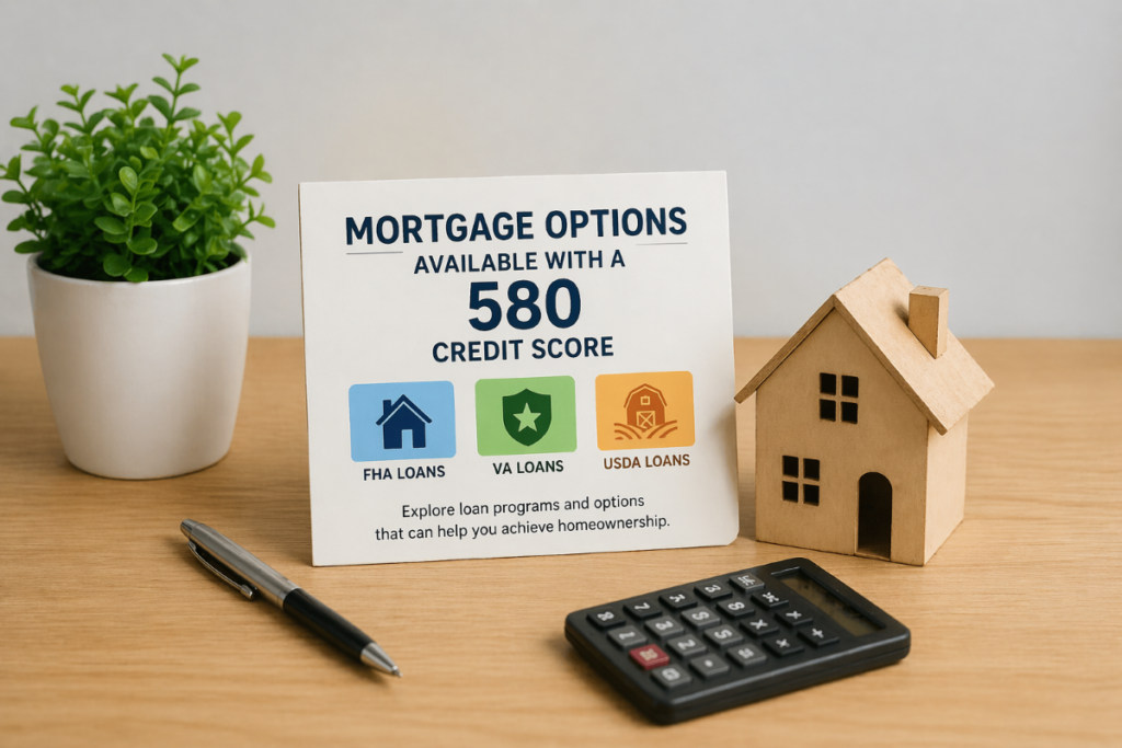 Mortgage Options 580 credit scroe
